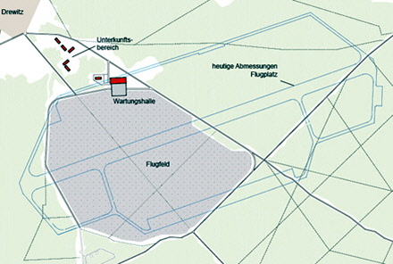 Lageplan Drewitz 1944
